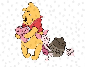 Winnie the Pooh | Valentine | SVG file