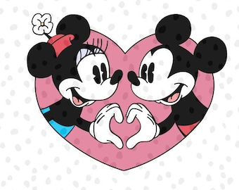 Mickey and Minnie | SVG | Valentines