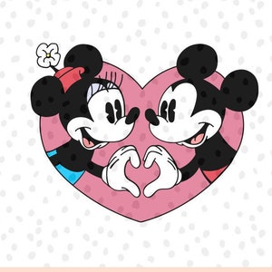 Mickey and Minnie | SVG | Valentines