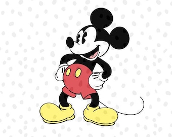 Vintage Mickey | SVG-bestand | Bestand knippen