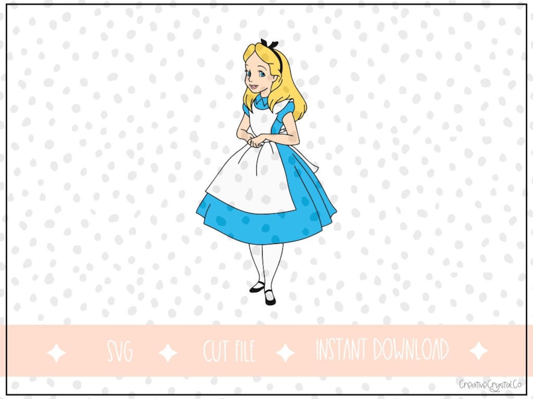 Alice in Wonderland | Alice | SVG | Cut File - Etsy