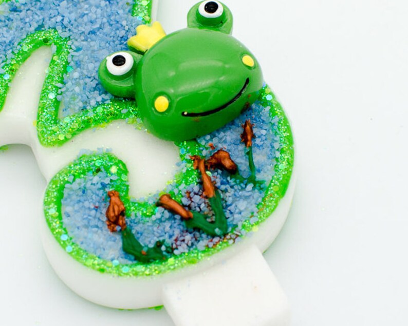 Frog Birthday Candle / Birthday Candle Frog / Frog Party Etsy