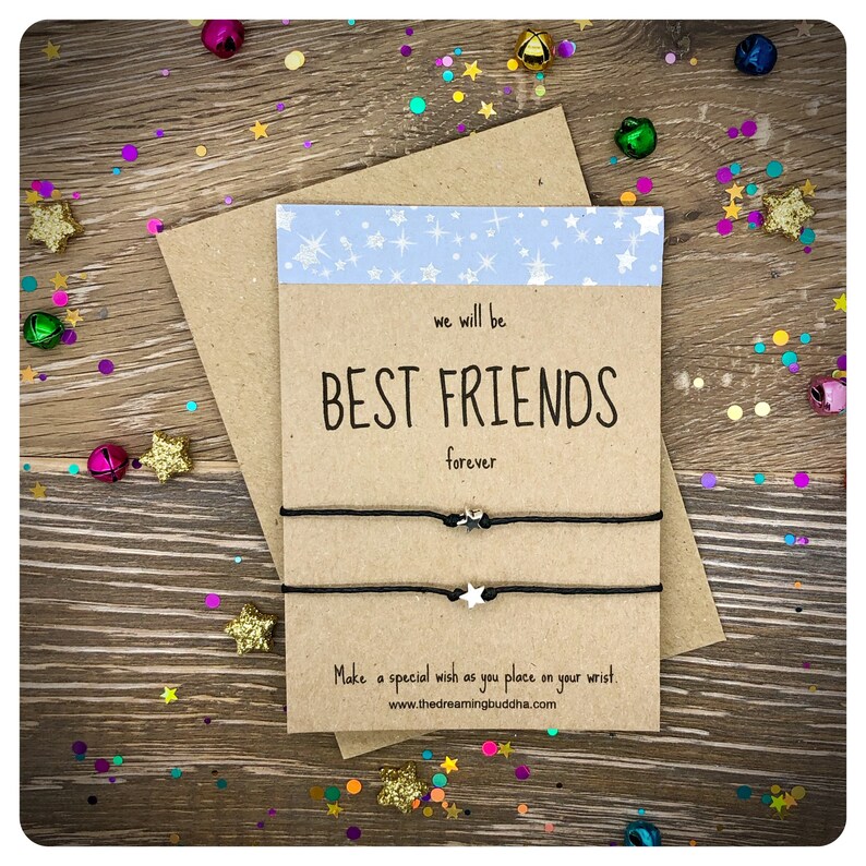 Best Friends Forever Bracelet Best Friends Wish Bracelet Etsy UK
