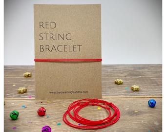 Waterproof Red String Bracelet, Adjustable Baby Sized Bracelet, Childs Red Protection Bracelet, Teenager Red String Of Fate