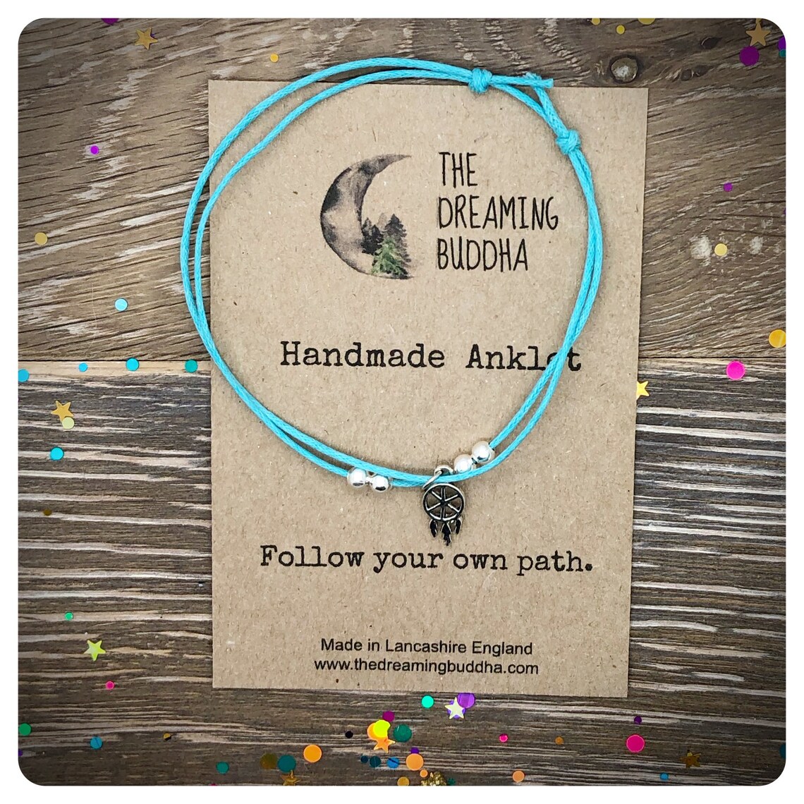 Dream Catcher Anklet Dreamcatcher Ankle Bracelet Boho Beach Etsy UK