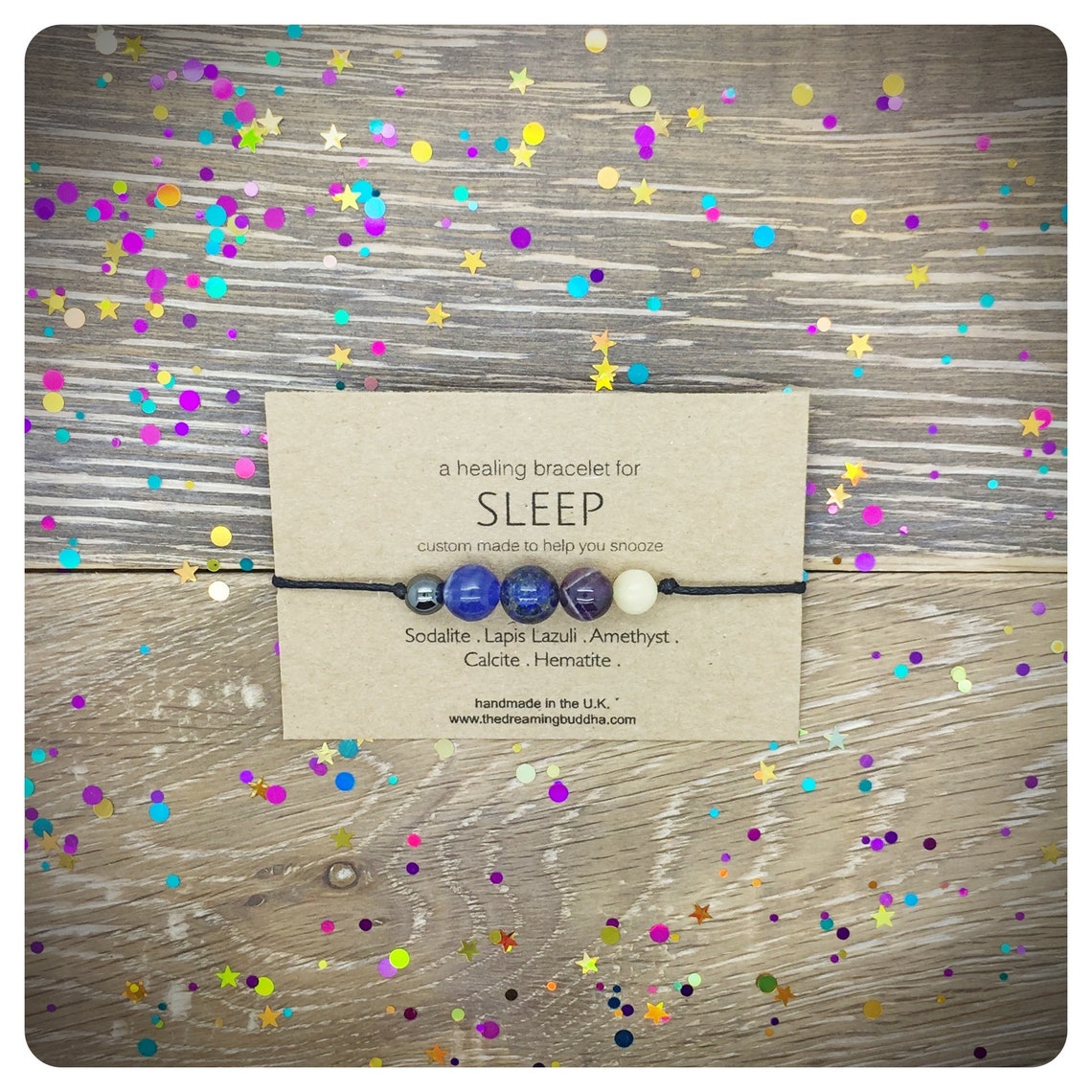 Sleep Bracelet Insomnia Bracelet Sleep Crystals Sleep Gift Etsy
