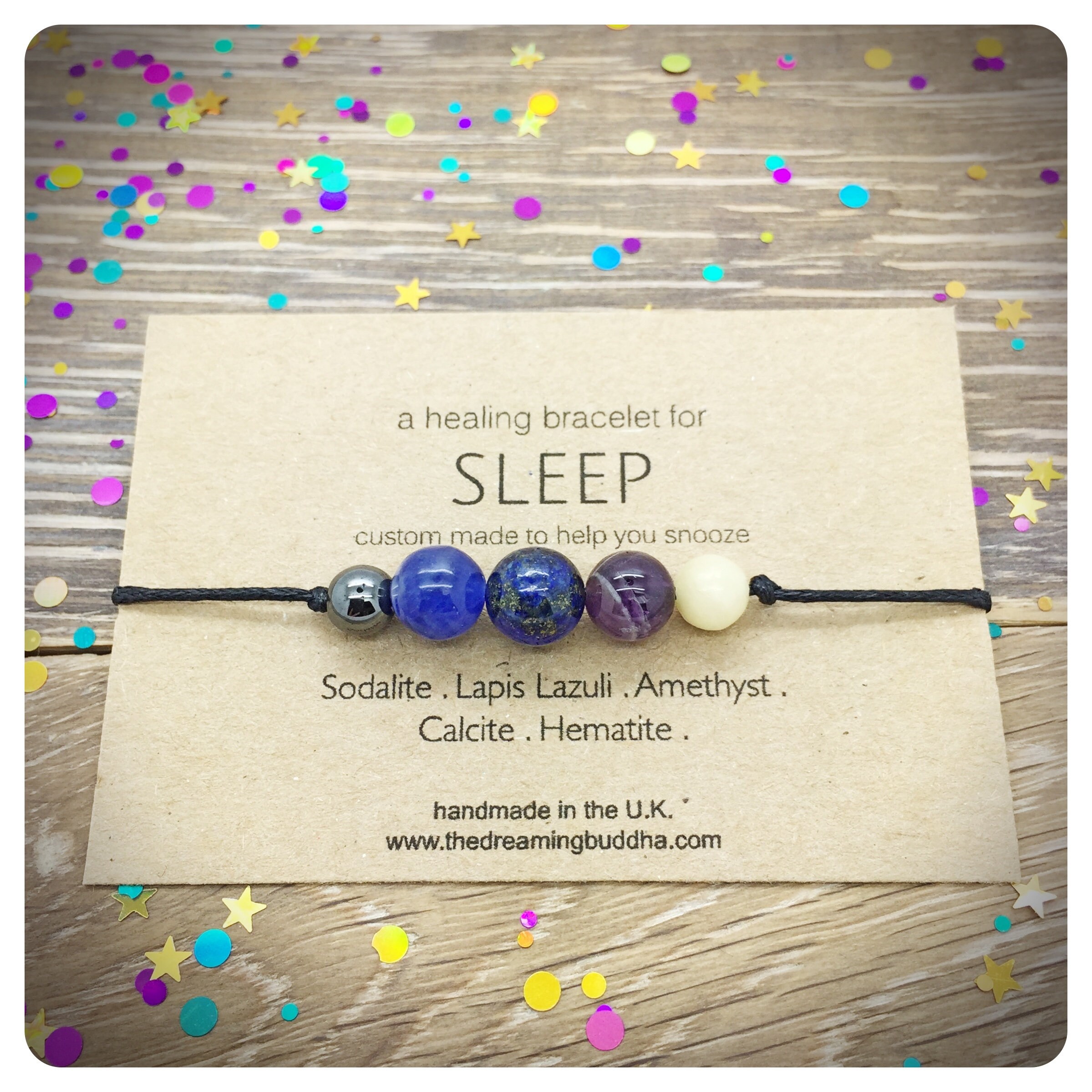 Sleep Bracelet Insomnia Bracelet Sleep Crystals Sleep Gift Etsy