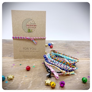 Just For You Braided Friendship Bracelet, For You Card, Small Personalised Gift