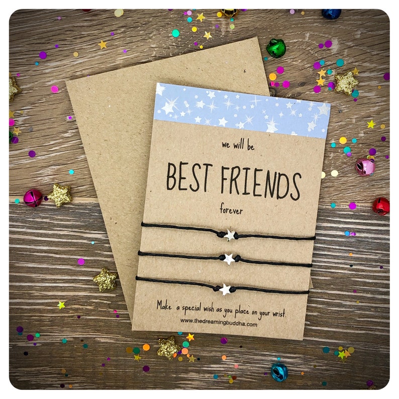 Best Friends Forever Bracelet Best Friends Wish Bracelet Etsy UK