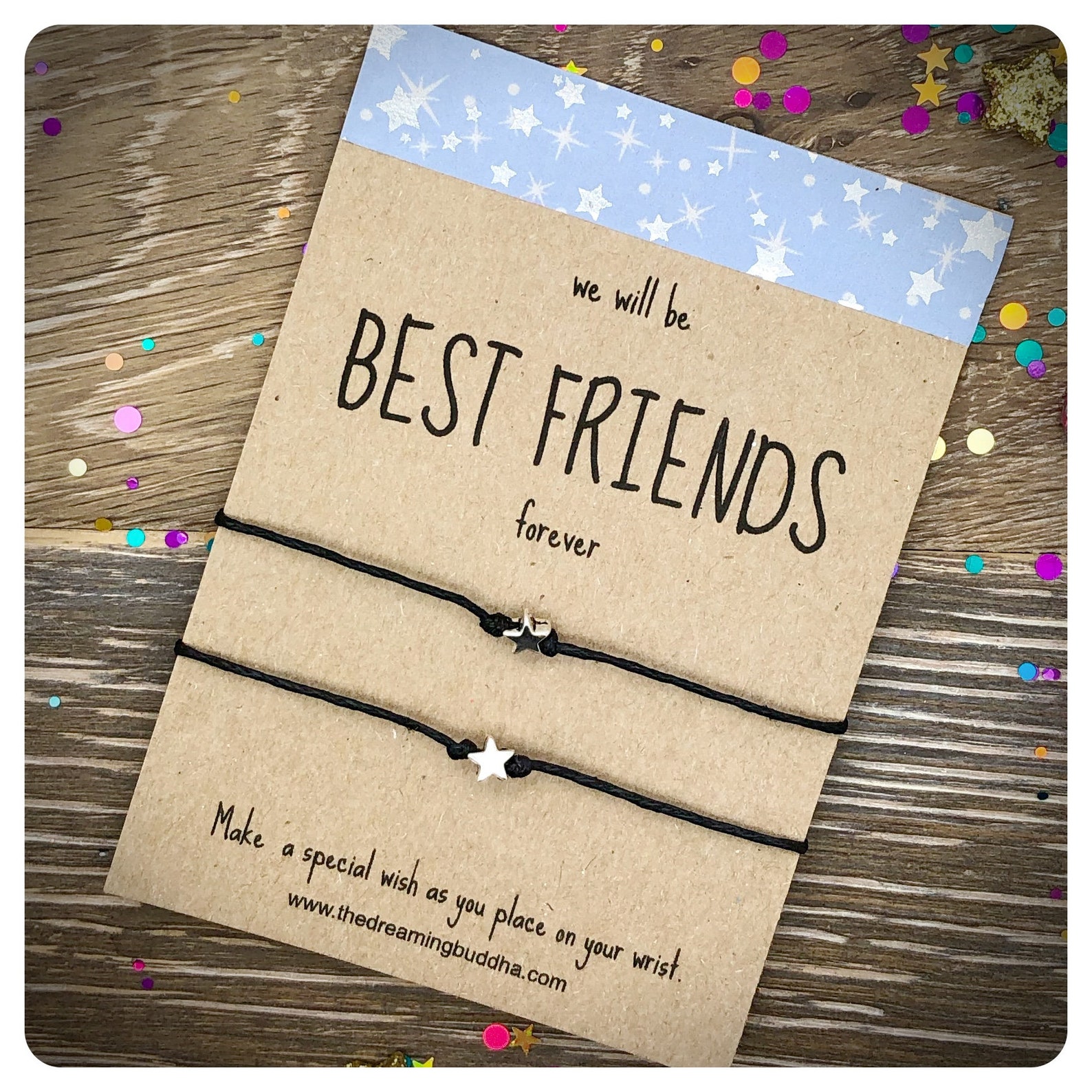 Best Friends Forever Bracelet Best Friends Wish Bracelet Etsy UK