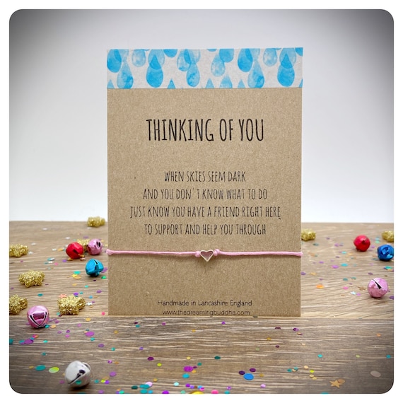 Thinking Of You Karte – Beileids- & Genesungskarte In Regenbogen-Design, 12,7 X 17,8 Cm, Mit Umschlag