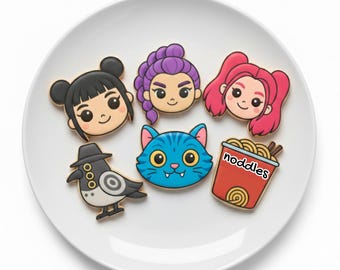 K-Pop Idols Theme Cookie Cutters and Stamps