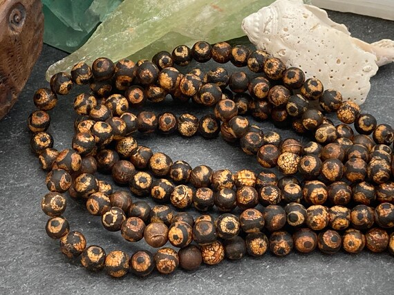 Dzi agate sale beads