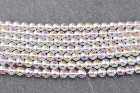 angel aura quartz beads