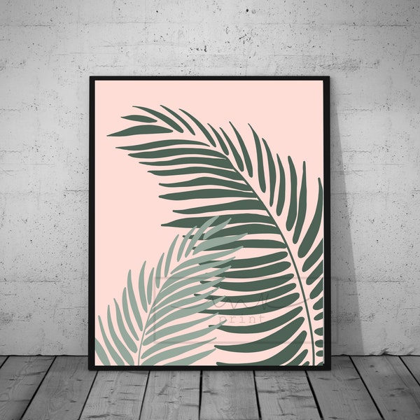 Green Palm Plant Print (Digital Download)