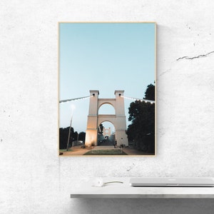 Waco, Texas Suspension Bridge Picture (Digital Download)
