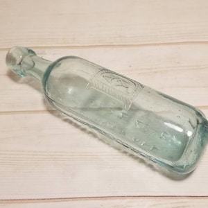 Day & Brother Blob Top Ginger Ale Bottle, Round Bottom Old Soda Bottles, 1800s Bottles, New York Antique Gifts for Him, History Nerd Gift