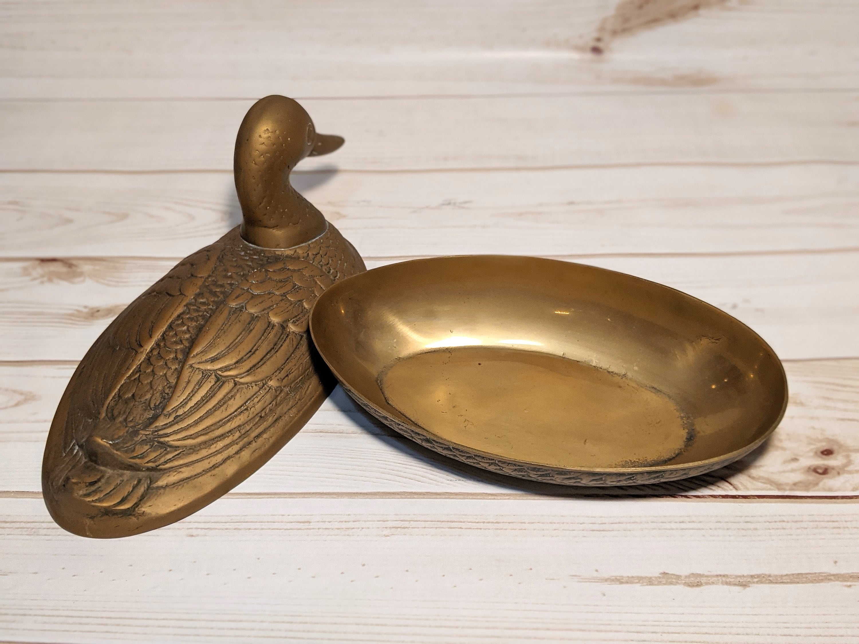 Plaque Murale Vintage Canard Colvert – Stylemaster Aluminium Rond