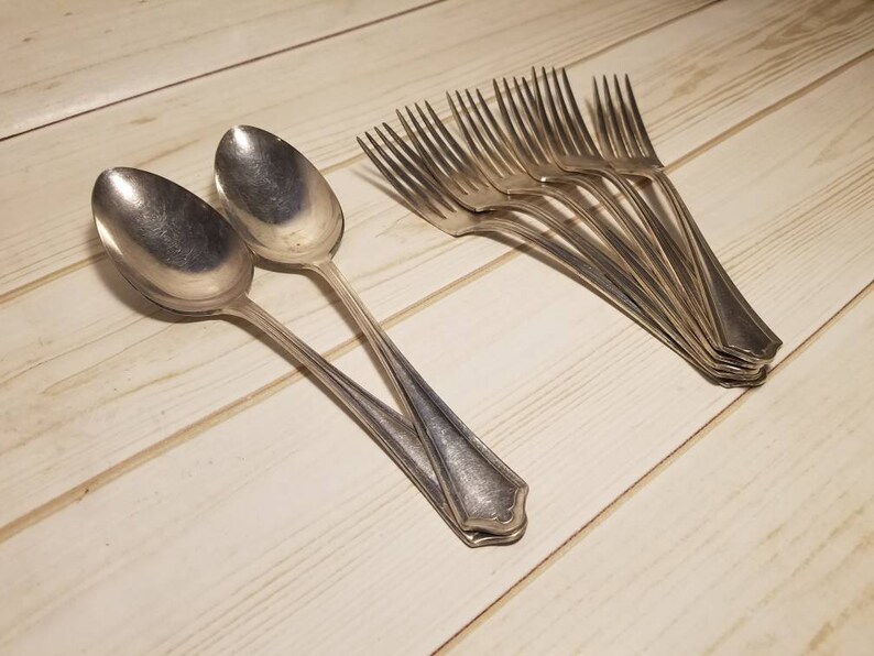 Oneida Community Par Plate VernonAshley Silverplate Flatware Etsy