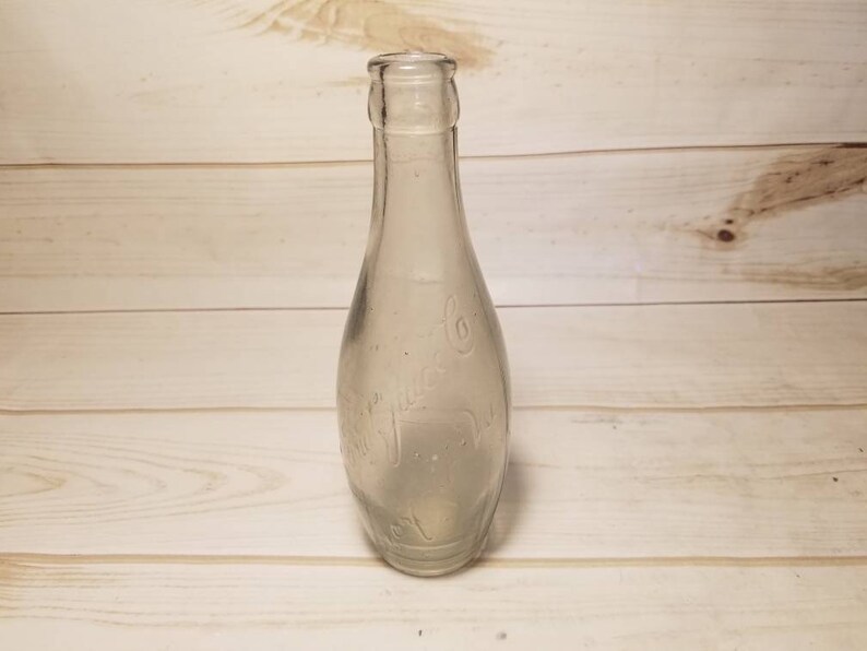 Arctic Fruit Juice Co Glass Bottle Norfolk Virginia, Retro Diner Decor