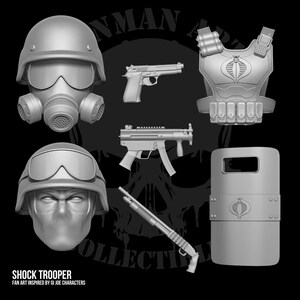 Kit Cobra Shock Viper à l'échelle 1:12, en résine imprimée en 3D et non peinte