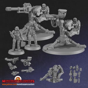 Imperial Arbiters Devastation Team 28mm Army Builder Tabletop Miniatures 3D Printed