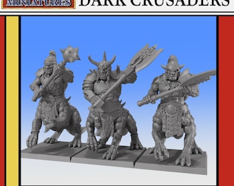 Dark Crusaders Storm Ogres Unit 32mm Tabletop RPG Miniature Resin 3D Printed