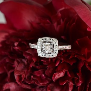 Antique Diamond Ring, Statement Ring, Engagement, Gift for Her, Real Diamonds, Wedding Diamonds, Unique Diamond Ring (3093A)