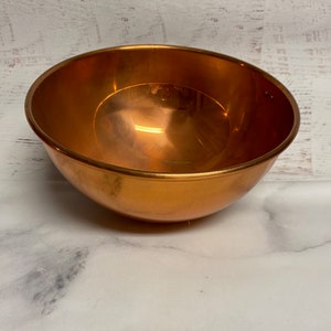 Vintage Copper Bowl 4034 image 6