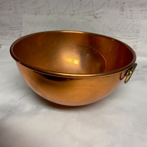 Vintage Copper Bowl 4034 image 8