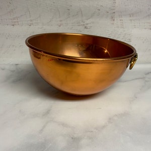 Vintage Copper Bowl 4034 image 2