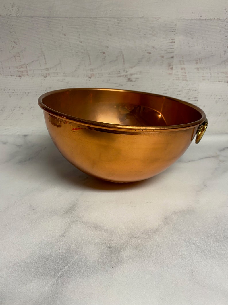 Vintage Copper Bowl 4034 image 2