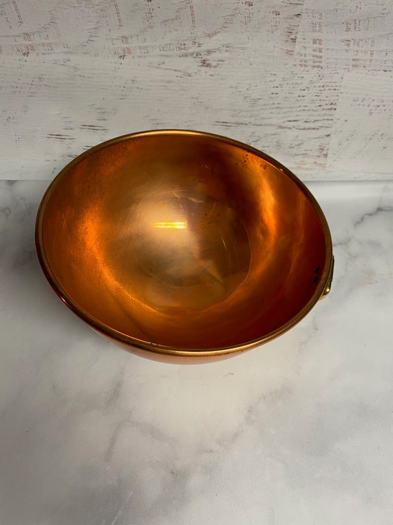 Vintage Copper Bowl 4034 image 4