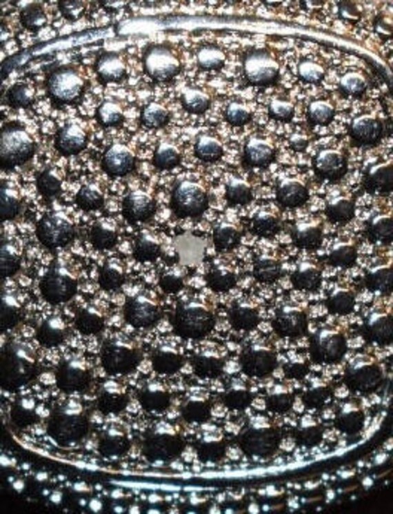 Sterling Silver Diamond Statement Ring, Vintage J… - image 9