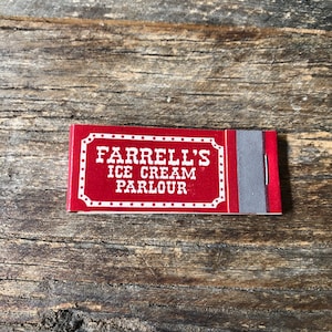 Vintage Restaurant Matchbook Farrells Oregon and Washington