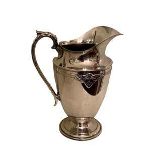 Vintage Guild William Rogers and Son Pitcher, Marked 5808 (4242)
