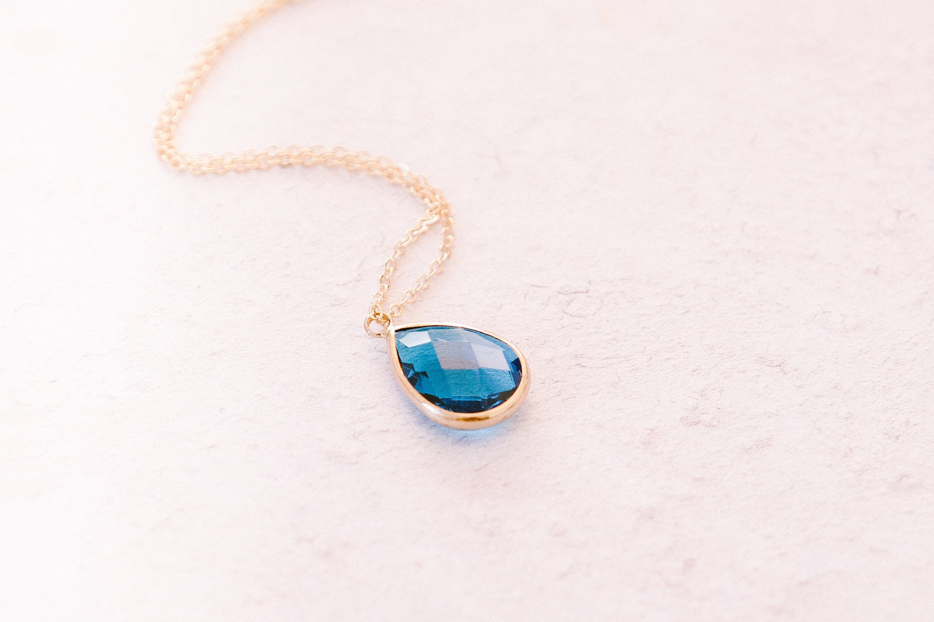 sapphire birthstone necklaces