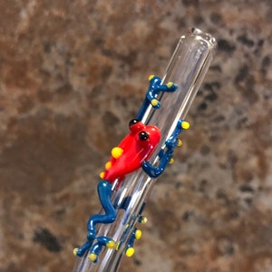 Frog Glass straws