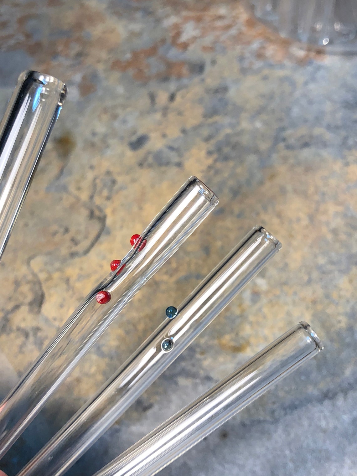 Glass Straws Etsy