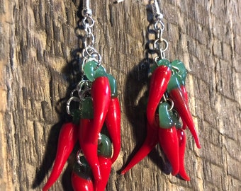 Chili Pepper Ristra earrings