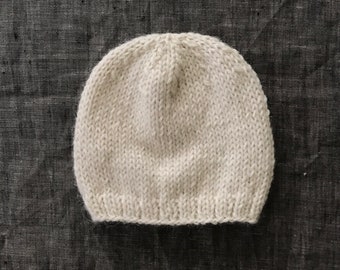 Hand Knitted Winter Beanie - Baby Through Adult Sizes Available