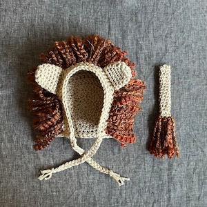 Lion&#39;s Mane Pretend Outfit, Halloween Costume, Baby to Toddler Sizes
