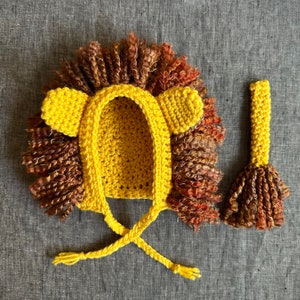 Lion&#39;s Mane Pretend Outfit - Halloween Costume - Baby to Toddler Sizes