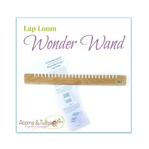 Wonder Wand for Harrisville Designs' Lap Looms, Weaving supply, Helpful weaving tool for faster weaving, Easier weaving for kids & beginners