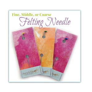 Felting Needle Holder Including One Single Needle, Needle Felting