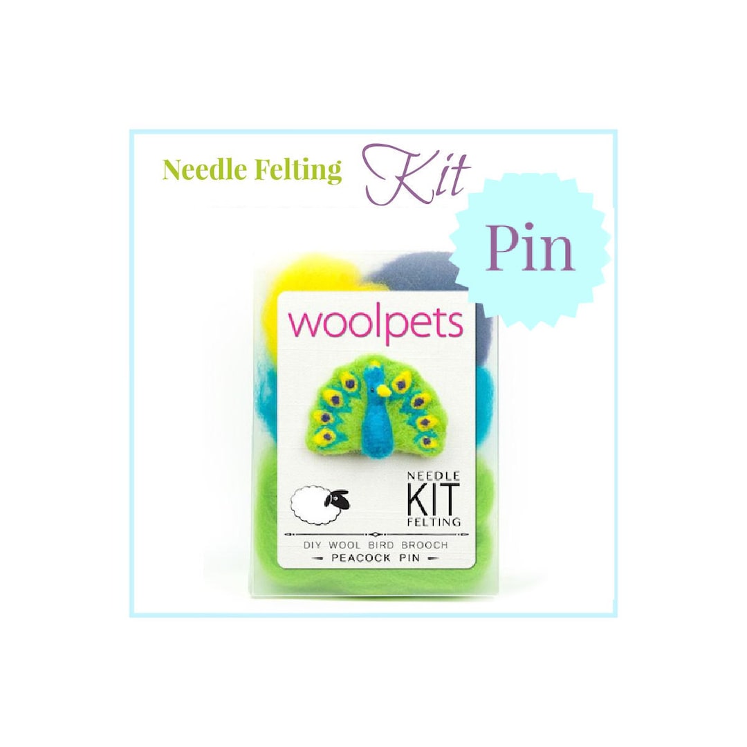 Kit De Feutrage WoolPets Intro To Needle - Bugs - Avec Tampon En Mousse - NEUF