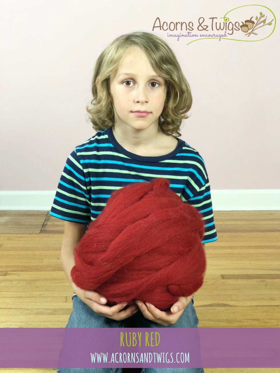 Needle Felting Supplies // Wool for Spinning // 1 Oz Ruby Red Etsy