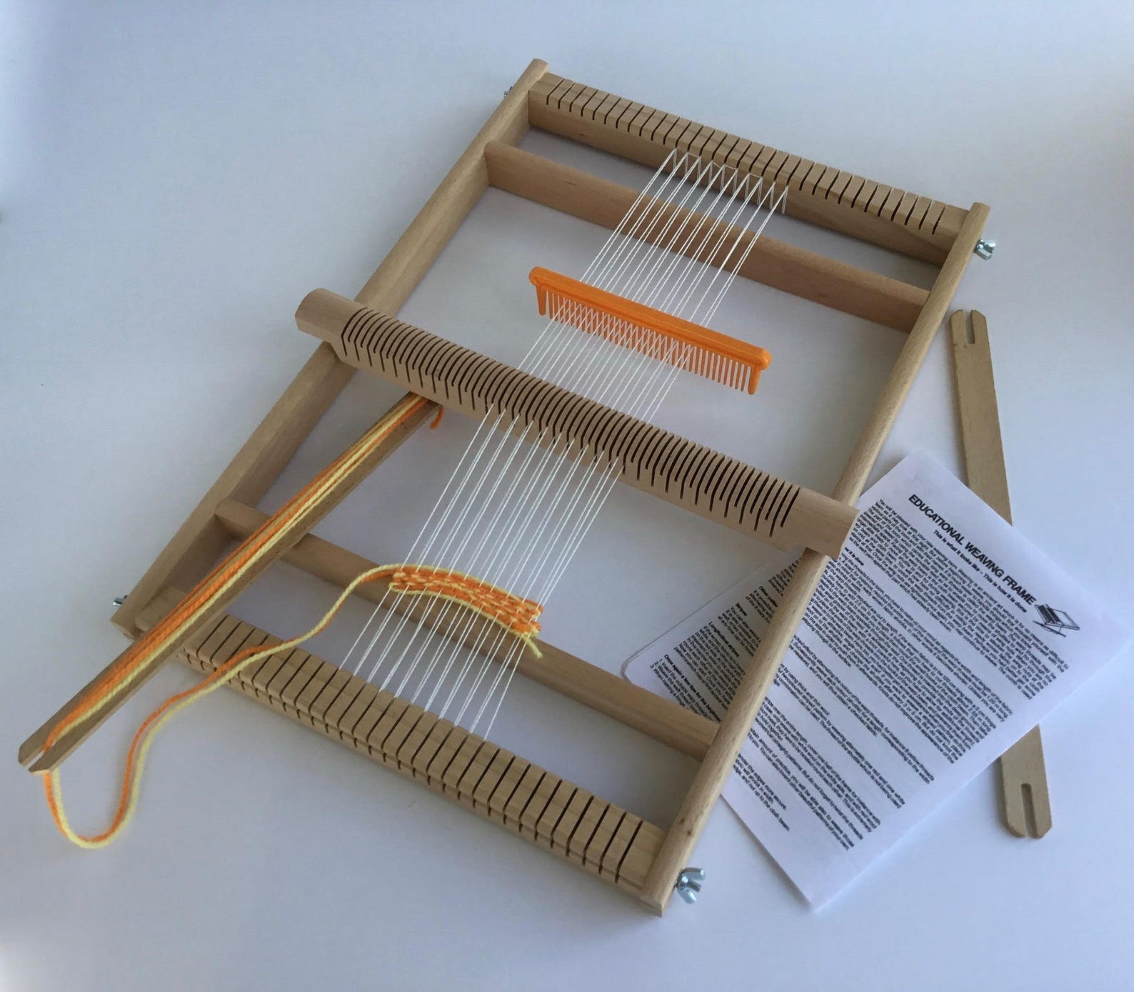 Weaving Loom Kit School Loom Large Lap Loom Frame Loom Etsy