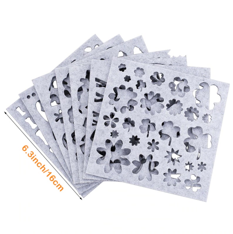 Holiday Needle Felting Stencil for Eyes Ears Noses Etsy