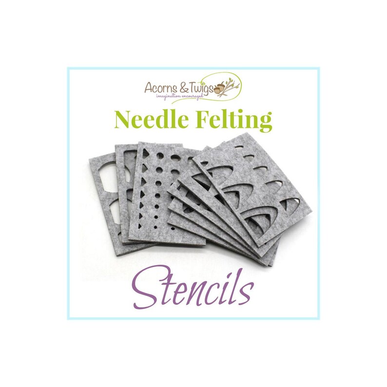 Needle Felting Stencil for Eyes Ears Noses Needle Etsy